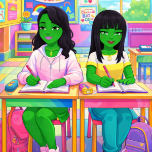 Trinket & Tinsel at School