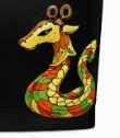 Snake Chinese Zodiac Tube Top – Black Yin Yang Serpent Design - Image 4