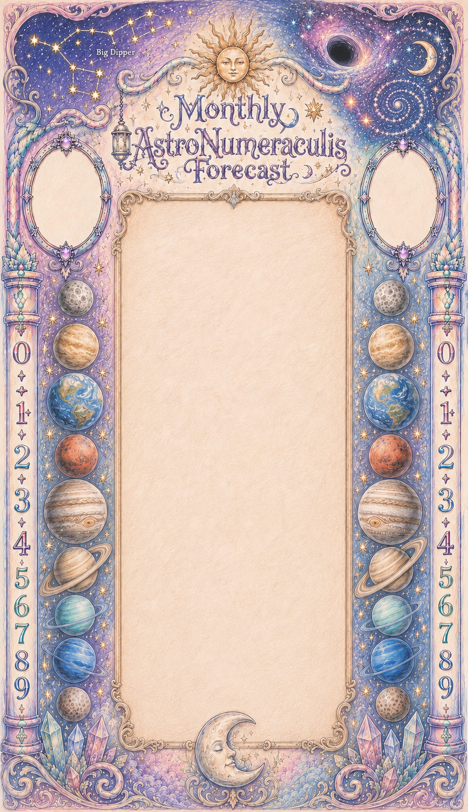 Monthly AstroNumeraculis Forecast