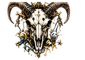 Goat Skull IV