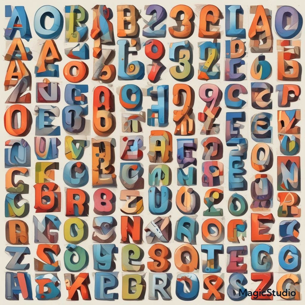 Colorful Alphabets